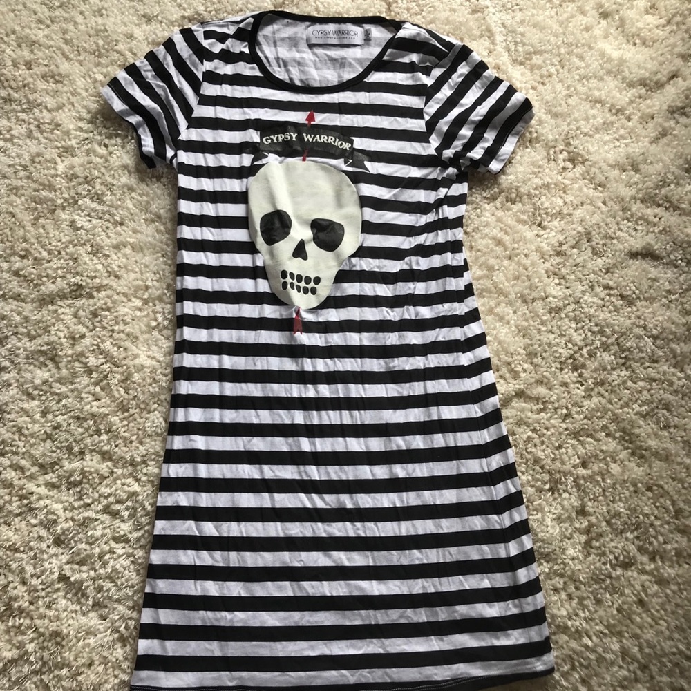 Striped T-shirt dress